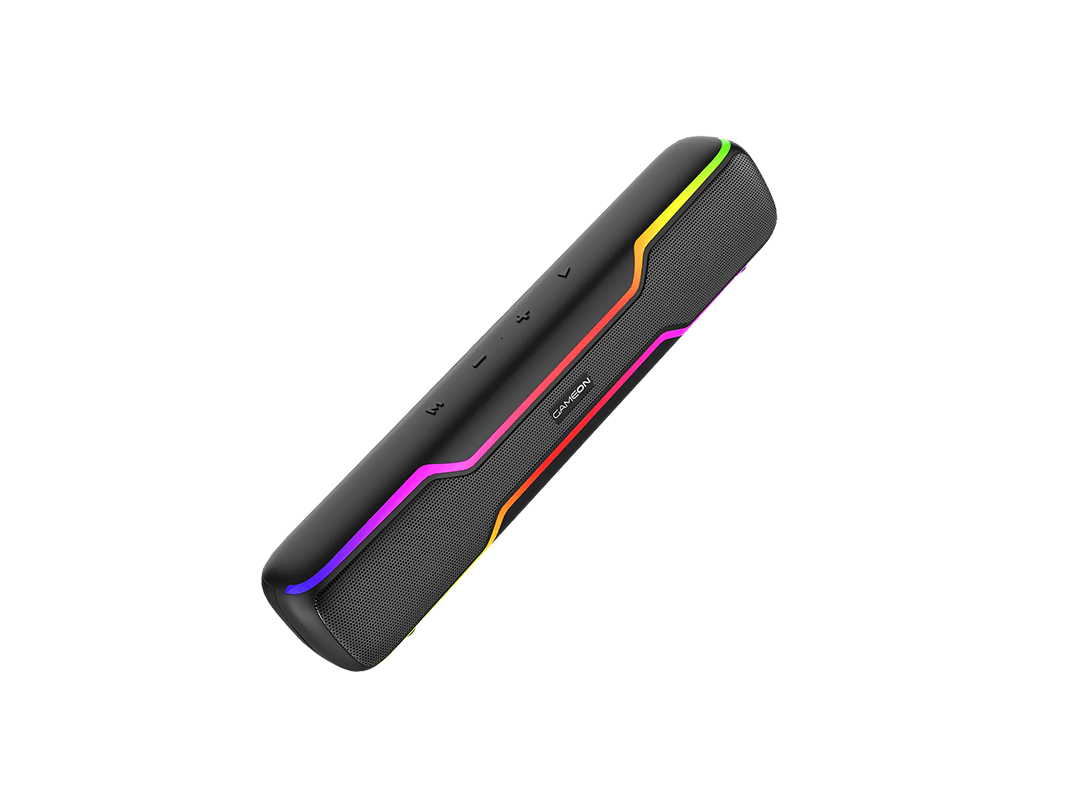 GAMEON Dominator Blaze Wireless RGB Gaming Soundbar - Black in Qatar GAMEON Dominator Blaze Wireless RGB Gaming Soundbar - Black in Qatar